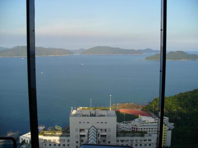View from the top floor of the main building over the bay (2)